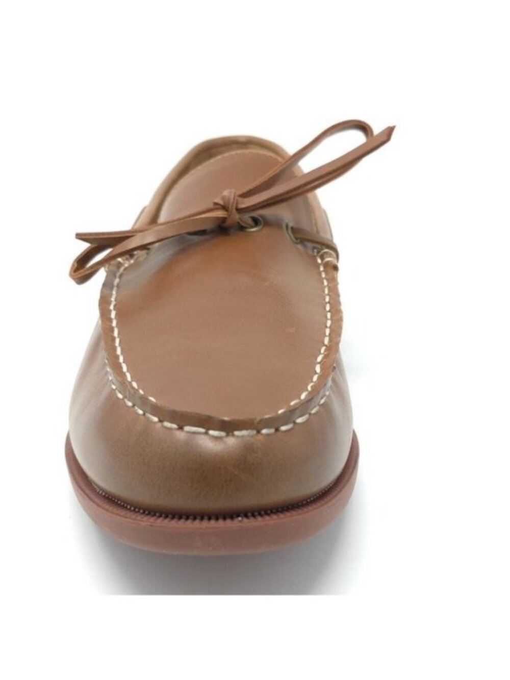 New Club Room Sean Cognac Leather Boat Shoes Slip-On Men’s 9M - Picture 6 of 10